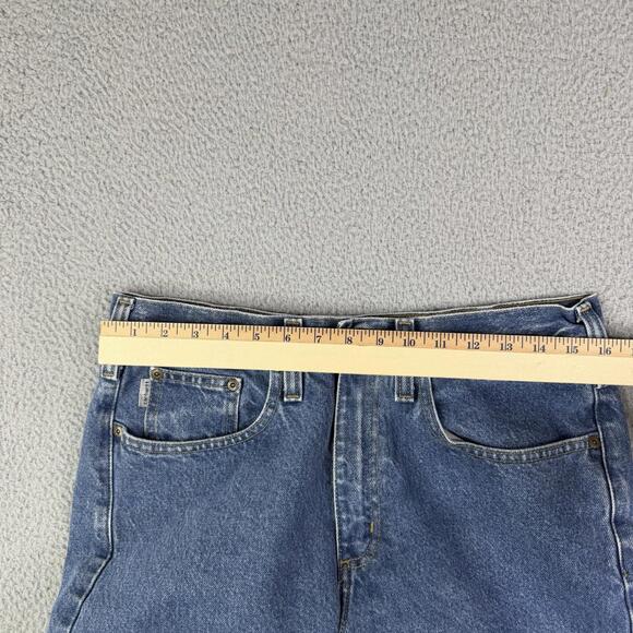 Carhartt Men's Jeans 32x23 Altered Blue Traditional Fit Straight Leg Denim - Picture 4 of 11